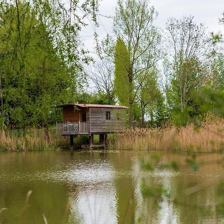 Lakeside Cabin On Stilts- 'Kingfisher' Villa Rous Lench Dış mekan fotoğraf